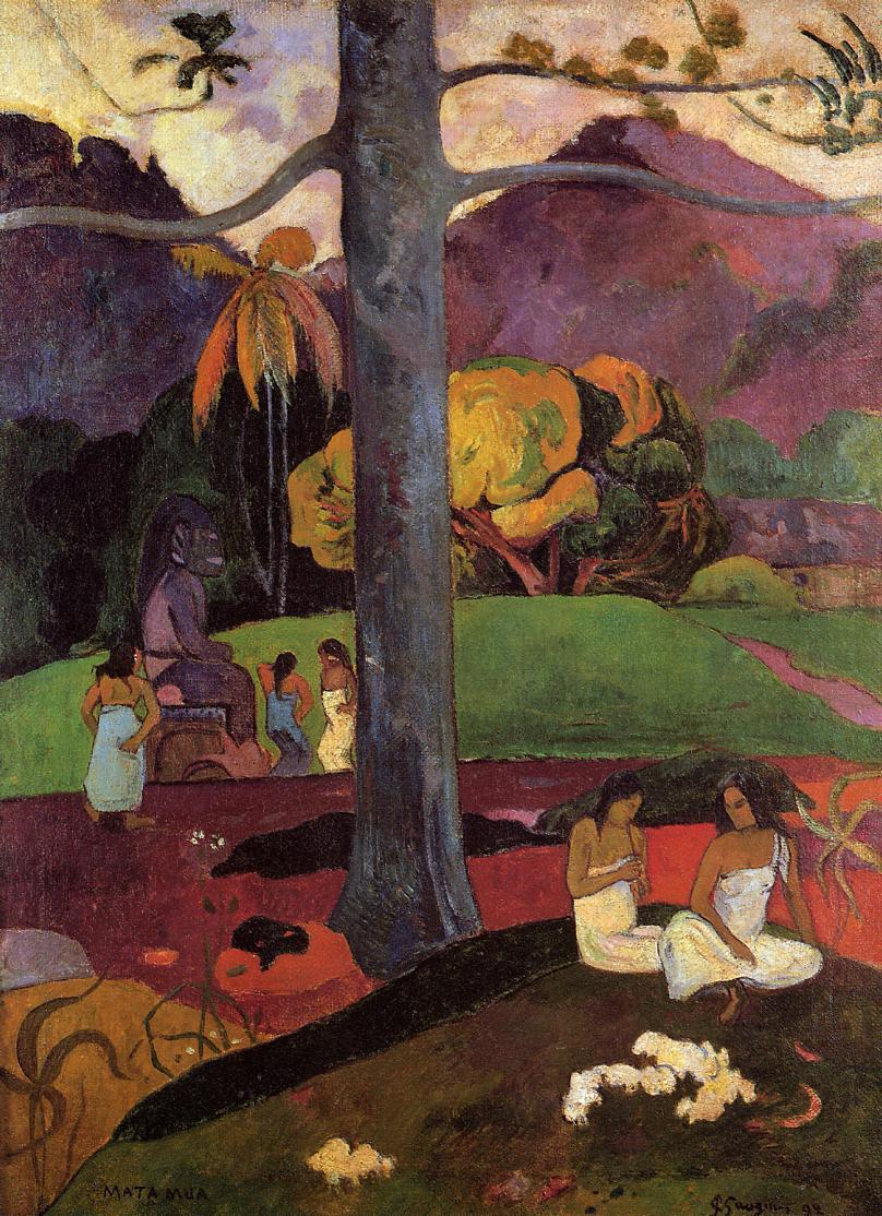 Mata Mua - Paul Gauguin Painting